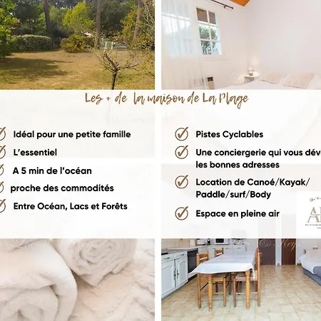 Petite Maison A Biscarrosse - Plage Extérieur photo